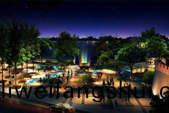 園林景(jing)觀(guan)炤明(ming)